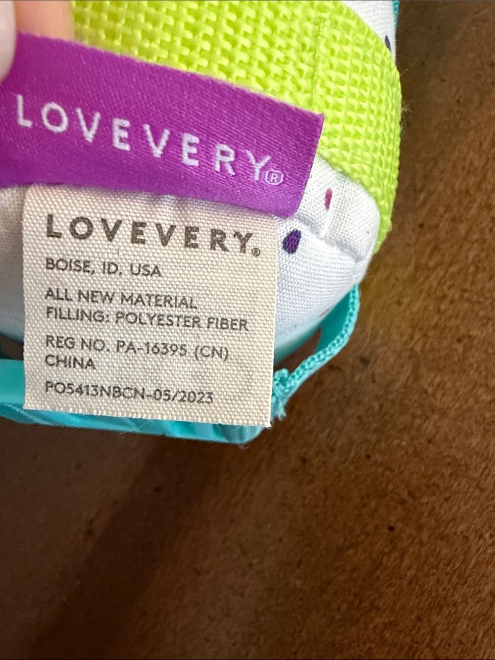 Lovevery Buckle Barrel Pillow Companion Playkit Mos 22-24